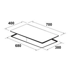Bếp từ đôi KAFF KF–ROTE55