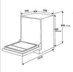 MÁY RỬA CHÉN KAFF KF-CARYA1FW