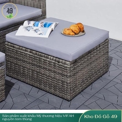 Bộ Sofa Ngoài Trời 3 Món Daytona – Phong Cách Vintage Sang Trọng, Đệm Dày Êm Ái – Hàng Xuất Khẩu Chính Hãng VIFAH