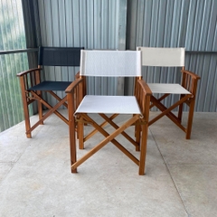 Ghế Đạo Diễn - Director Chair Vải textilen đen
