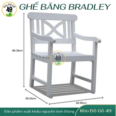 GHẾ ĂN BRADLEY V1341 – GỖ TRÀM SƠN TRẮNG CAO CẤP | HÀNG XUẤT KHẨU – ViFAH | KHO ĐỒ GỖ 49