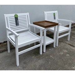 Ghế gỗ sân vườn VIDA thanh lý, cà phê, ban công dùng được cả trong nhà và ngoài trời hàng Việt Nam Xuất Khẩu