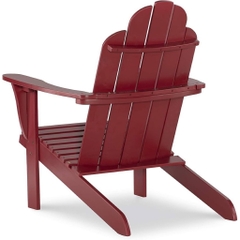Ghế Adirondack - Silla gỗ tràm sơn đỏ - ghế gỗ thư giãn sân vườn, ban công, hồ bơi
