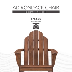 Ghế Adirondack - Silla gỗ tràm tự nhiên - ghế gỗ thư giãn sân vườn, ban công, hồ bơi