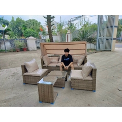 Ghế sofa ngoài trời hàng xuất châu âu - Patio sofa Giá web ~ 1500$/set