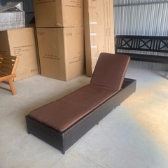 Ghế hồ bơi giả mây BREEZE -tặng nệm hàng xuất Âu, ghế dùng thư giãn tắm nắng sân vườn, hồ bơi.
