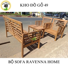Bộ Sofa Ravenna Vàng/[BỘ BÀN GHẾ NGOÀI TRỜI GỖ TỰ NHIÊN – PHÂN PHỐI CHÍNH HÃNG BỞI KHO ĐỒ GỖ 49]