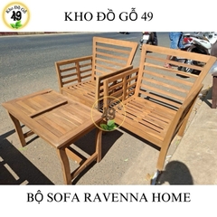 Bộ Sofa Ravenna Vàng/[BỘ BÀN GHẾ NGOÀI TRỜI GỖ TỰ NHIÊN – PHÂN PHỐI CHÍNH HÃNG BỞI KHO ĐỒ GỖ 49]