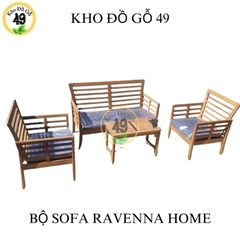 Bộ Sofa Ravenna Vàng/[BỘ BÀN GHẾ NGOÀI TRỜI GỖ TỰ NHIÊN – PHÂN PHỐI CHÍNH HÃNG BỞI KHO ĐỒ GỖ 49]