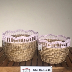 SỌT LỤC BÌNH SÒ ĐIỆP VIỀN MÀU PASTEL – HÀNG XUẤT ÂU
