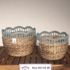 SỌT LỤC BÌNH SÒ ĐIỆP VIỀN MÀU PASTEL – HÀNG XUẤT ÂU