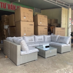 Bộ sofa Siesta Modul sân vườn, ngoài trời khung nhôm cao cấp- Patio Sofa