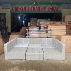 Bộ sofa Siesta Modul sân vườn, ngoài trời khung nhôm cao cấp- Patio Sofa