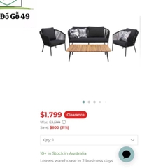 Bộ  sofa Carina dùng được cả trong nhà và ngoài trời - Carina Patio Sofa
