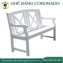 Ghế băng gỗ ngoài trời Vifah Coronado 2 chỗ