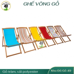 Ghế võng gỗ– Ghế tắm nắng – Ghế sân vườn gỗ tràm tự nhiên