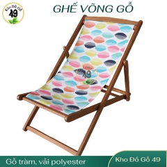 Ghế võng gỗ– Ghế tắm nắng – Ghế sân vườn gỗ tràm tự nhiên