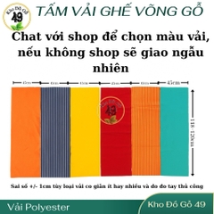 Tấm vải thay thế ghế võng | Vải ghế tắm nắng bãi biển | Vải Polyester ngoài trời bền màu – Không kèm khung gỗ