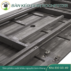 Bàn Ăn Rochester Gỗ Ngoài Trời V1294 Kéo Giãn Thông Minh – Gỗ Tràm FSC Chống Nước – Chính Hãng Kho Đồ Gỗ 49