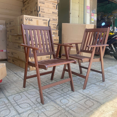 GHẾ ĂN GỖ DẦU TỰ NHIÊN TRONG NHÀ & NGOÀI TRỜI