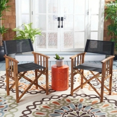 Ghế Đạo Diễn - Director Chair Vải Polyester Trắng Kem