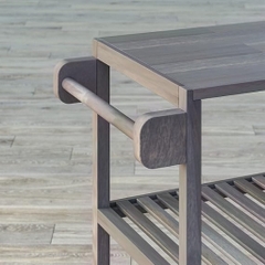KỆ GỖ ĐA NĂNG GOLDEN TEAK 674760- KỆ ĐẨY NHÀ BẾP GỖ ACACIA 3 TẦNG CÓ BÁNH XE – KHO ĐỒ GỖ 49