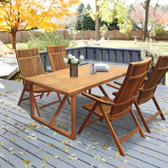 BÀN GỖ SÂN VƯỜN GẤP GỌN STOCKHOLM 11004 180CM – GỖ ACACIA FSC CAO CẤP