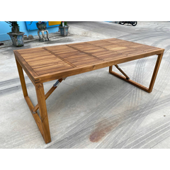 BÀN GỖ SÂN VƯỜN GẤP GỌN STOCKHOLM 11004 180CM – GỖ ACACIA FSC CAO CẤP