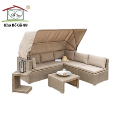 Ghế sofa ngoài trời hàng xuất châu âu - Patio sofa Giá web ~ 1500$/set