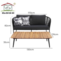 Bộ  sofa Carina dùng được cả trong nhà và ngoài trời - Carina Patio Sofa