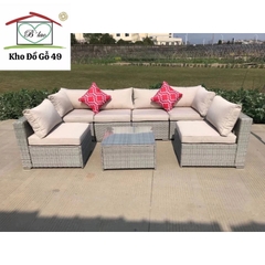 Bộ sofa Siesta Modul sân vườn, ngoài trời khung nhôm cao cấp- Patio Sofa