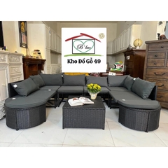 Sofa ngoài trời hàng xuất châu âu - Patio sofa giá web 1500€