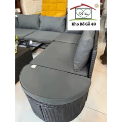 Sofa ngoài trời hàng xuất châu âu - Patio sofa giá web 1500€
