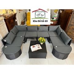 Sofa ngoài trời hàng xuất châu âu - Patio sofa giá web 1500€