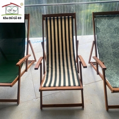 Ghế Võng Thư Giãn Sân Vườn Gỗ Acacia – Gấp Gọn, Tiện Lợi, Đa Màu Sắc