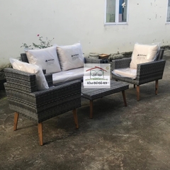 Bộ sofa ngoài trời 4 món hàng xuất châu âu - Patio sofa