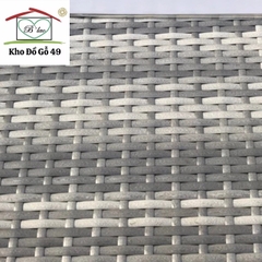 Bộ sofa ngoài trời 4 món hàng xuất châu âu - Patio sofa chân gỗ xám