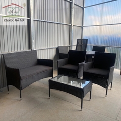 Bộ Sofa Sân Vườn Giả Mây - Patio Sofa Hàng Xuất Châu Âu