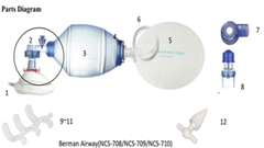 Bộ giúp thở Ampu Peep Valve Devotor