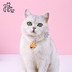 Vòng cổ 2 tag dễ thương cho mèo - Tiệm Mèo Moa