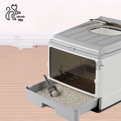 Nhà vệ sinh kín cho mèo - Phụ kiện cho mèo - Tiệm Mèo Moa