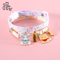 Vòng cổ 2 tag dễ thương cho mèo - Tiệm Mèo Moa