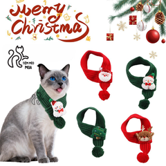 Khăn quàng cổ noel - Phụ kiện giữ ấm cho thú cưng - Tiệm Mèo Moa