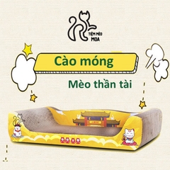 🌿[CÓ SẴN] Cào móng Sofa giường nằm cao cấp - Cào móng cho mèo giảm căng thẳng - Tiệm Mèo Moa