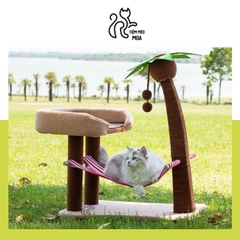 Cattree cây dừa mùa hè có võng - Tiệm Mèo Moa