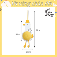 Cào móng treo tường/ dán kính dễ thương - Cào móng thừng/sisal decor - Tiệm Mèo Moa