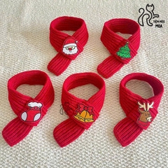 [NOEL 4] Khăn quàng cổ noel đỏ cho thú cưng - Phụ kiện đeo cổ - Tiệm Mèo Moa