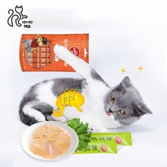 Súp thưởng WANPY HAPPY 100 cho mèo 5 thanh  - Tiệm Mèo Moa