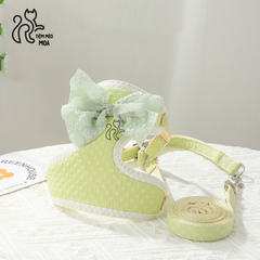 Yếm dắt pastel nơ xinh cho thú cưng - Tiệm Mèo Moa