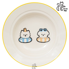 Dĩa sứ sâu lòng đựng thức ăn cho thú cưng - Dĩa ăn cho thú cưng - Tiệm Mèo Moa